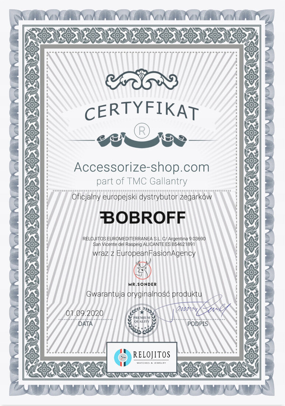 Zegarek BOBROFF BF0004ibnBFS. Automatyczny, Kolor pomarańczowy. Mężczyzna.