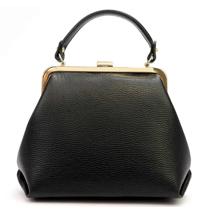 Elegancka Zgrabna damska skórzana torebka do ręki na bigiel od Luka