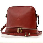 Elegancka damska skórzana listonoszka na co dzień