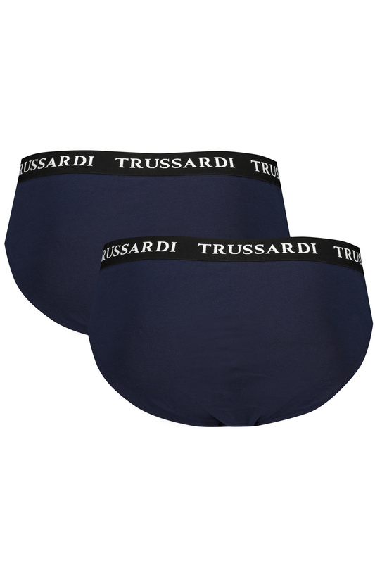 TRUSSARDI MĘSKIE NIEBIESKIE SLIPSY
