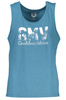 GIAN MARCO VENTURI MĘSKI NIEBIESKI TANK TOP