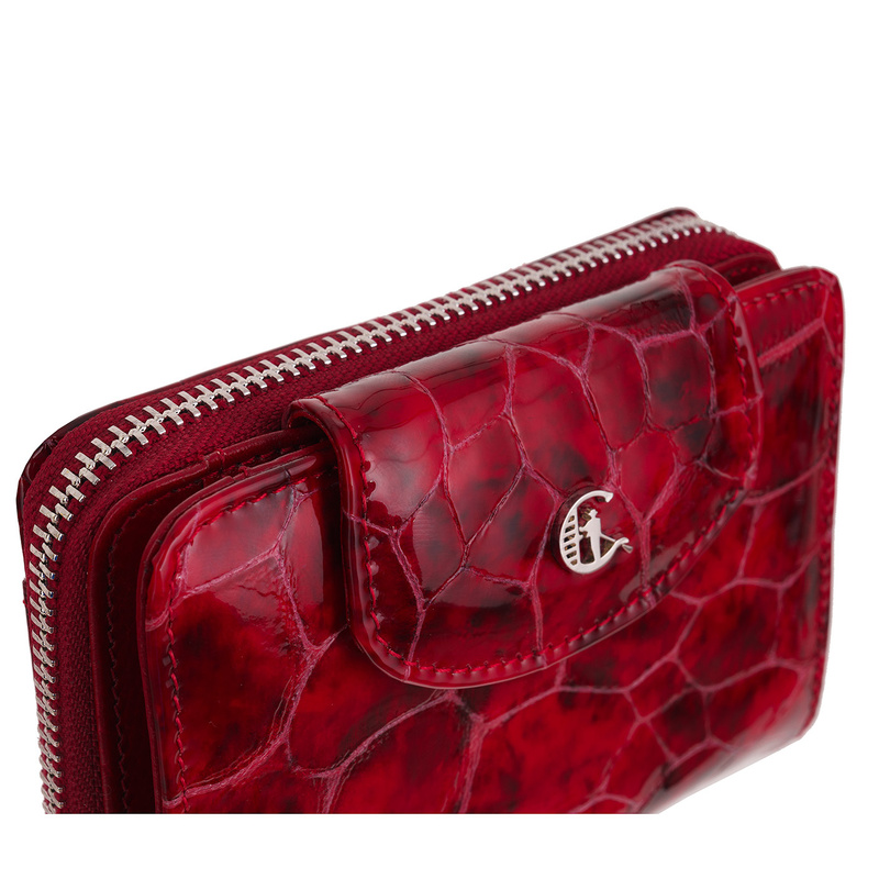 Czerwony portfel damski Canaletto – elegancja, funkcjonalność i ochrona RFID PD1266s90