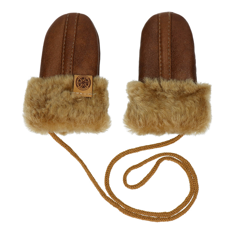 Rękawiczki bobaski bez palców 100% FUTERKO