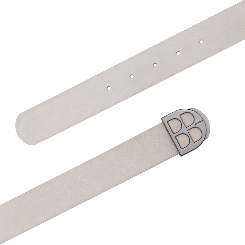 DUDU Dwustronny casualowy męski pasek do spodni skóra naturalna