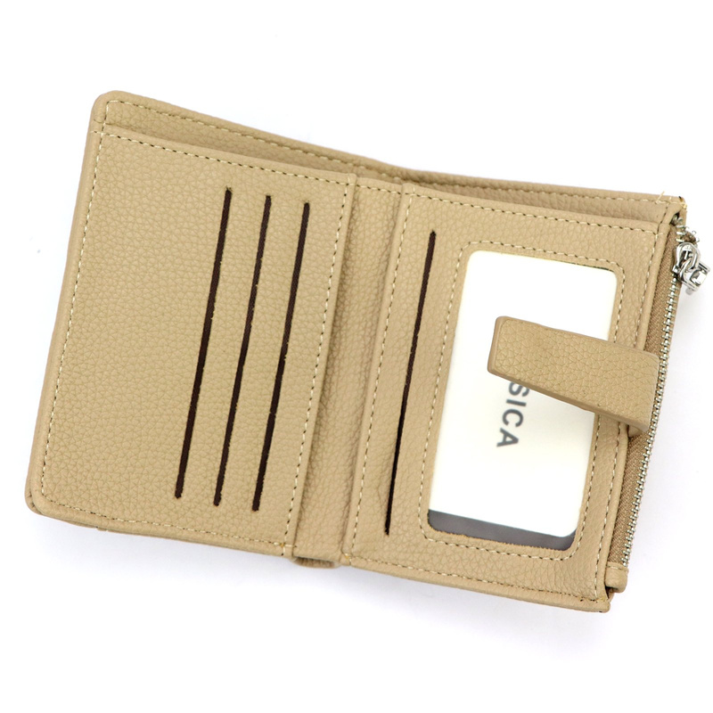 Damski portfel ze skóry ekologicznej Jessica Y-8508#