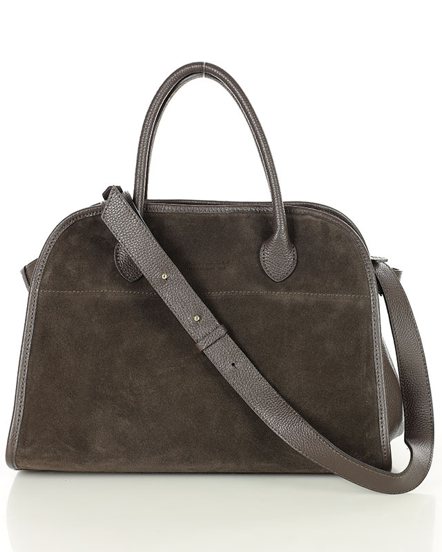 Torebka damska worek hobo bag skóra naturalna - MARCO MAZZINI czarna