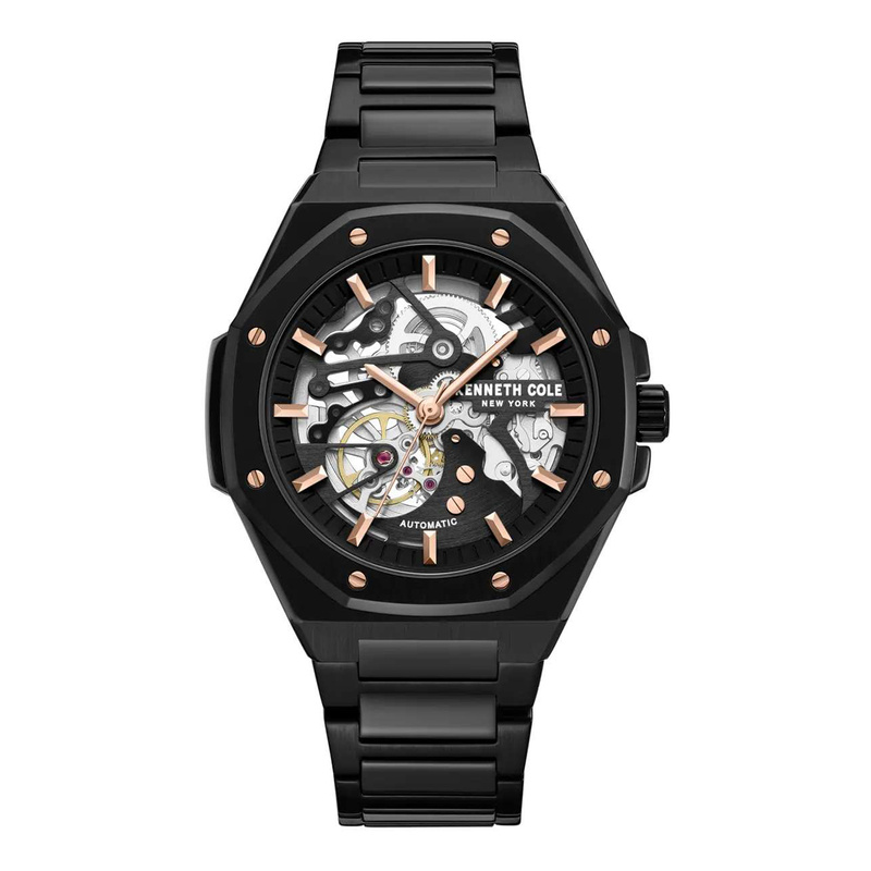 Zegarek KENNETH COLE KCWGY0058902. Automatyczny, Kolor szary. Mężczyzna.