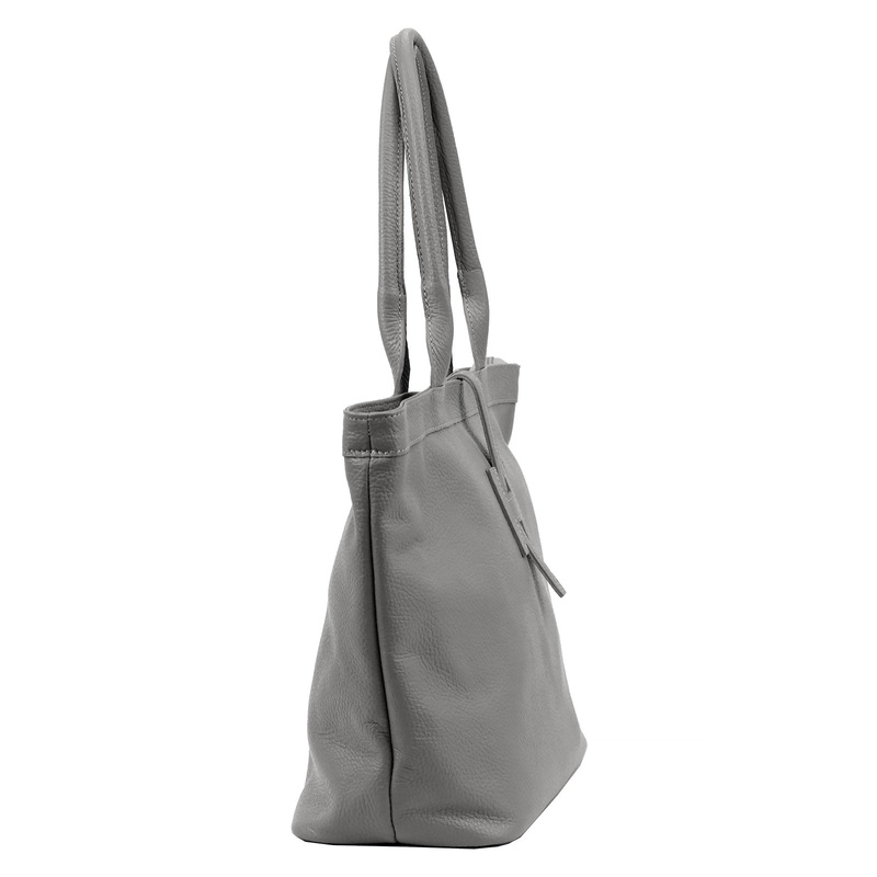 Stylowa Damska duża shopperbag skórzana elegancka torebka na ramię Luka