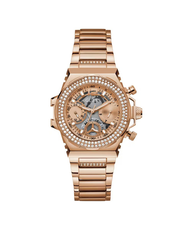 Zegarek GUESS GW0552L3. Kwarcowy, Kolor różowy. Kobieta.