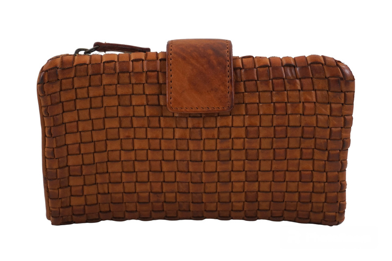 Ekskluzywny portfel z miękkiej skóry - Brązowy