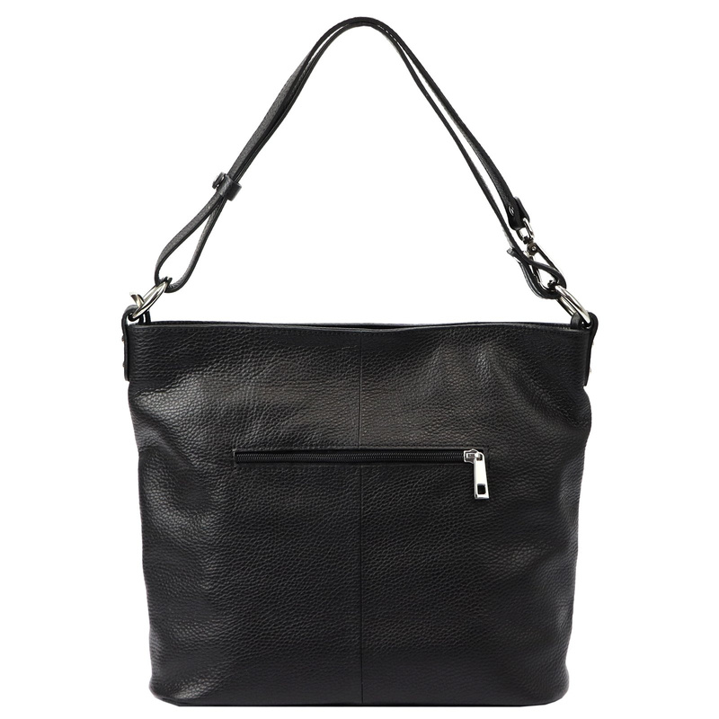 MiaMore damska torebka na ramię shopperbag skórzana z kieszeniami