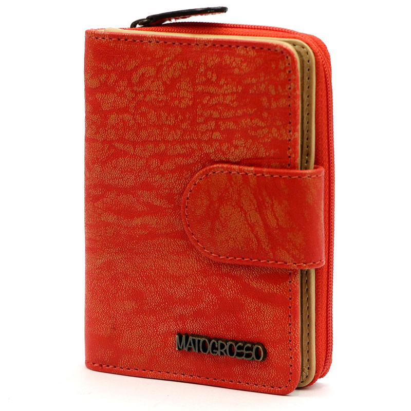 Mato Grosso damski portfel skóra naturalna rozbudowany przegrody RFID