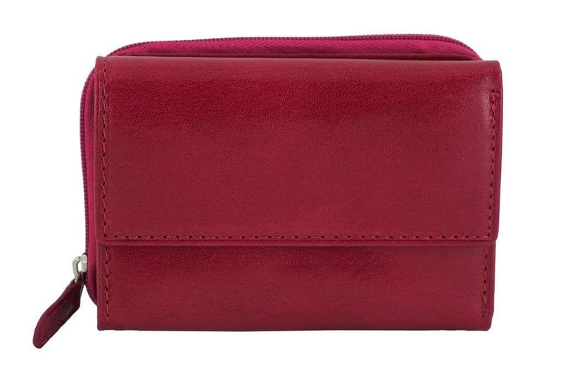 Barberinis - portfel skórzany damski - Brązowy ciemny