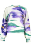 BIA�Y SWETER DESIGUAL DAMSKI