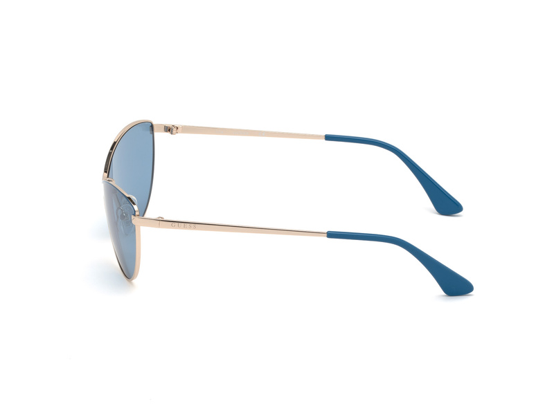 Okulary GUESS GU76300092V. Okulary przeciwsłoneczne, Kolor niebieski. Kobieta.
