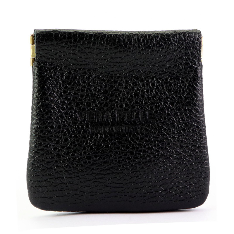 Gregorio portmonetka damska mała skóra naturalna saszetka na drobne