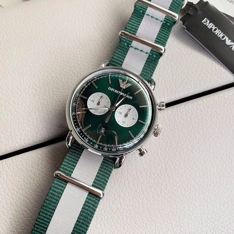 ZEGAREK MĘSKI EMPORIO ARMANI AR11221 - AVIATOR (zi019e)