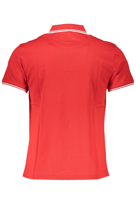KOSZULKA POLO HARMONT & BLAINE Z KR�TKIM R�KAWEM M�SKA CZERWONA
