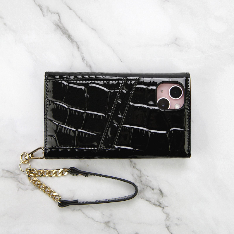 MiaMore case iPhone 13 etui na telefon z klapą i przegrodami na karty