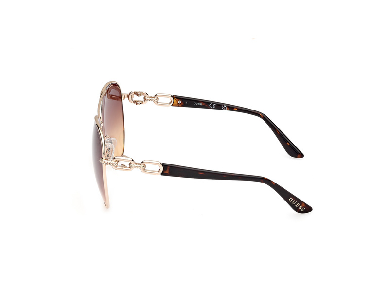 Okulary GUESS GU00158-6133F. Okulary przeciwsłoneczne, Kolor złoty. Kobieta.