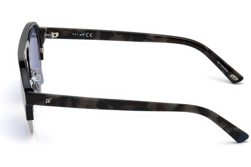 Okulary WEB EYEWEAR WE0224-05V. Okulary przeciwsłoneczne, Kolor czarny. Mężczyzna.