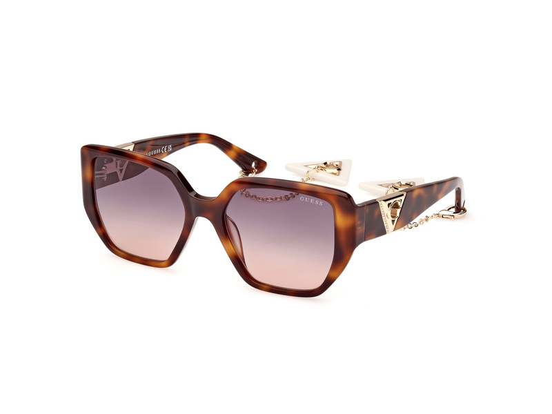 Okulary GUESS GU7892-5552B. Okulary przeciwsłoneczne, Kolor brązowy. Kobieta.