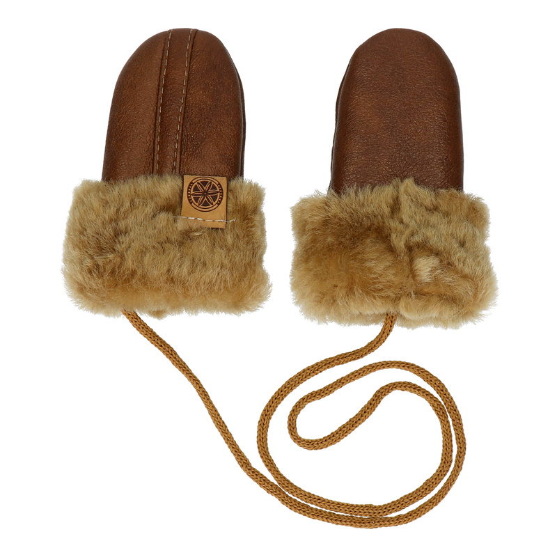 Rękawiczki bobaski bez palców 100% FUTERKO