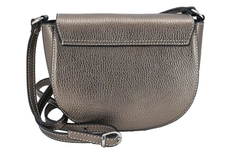 Torebki listonoszki damskie skórzane - Złota