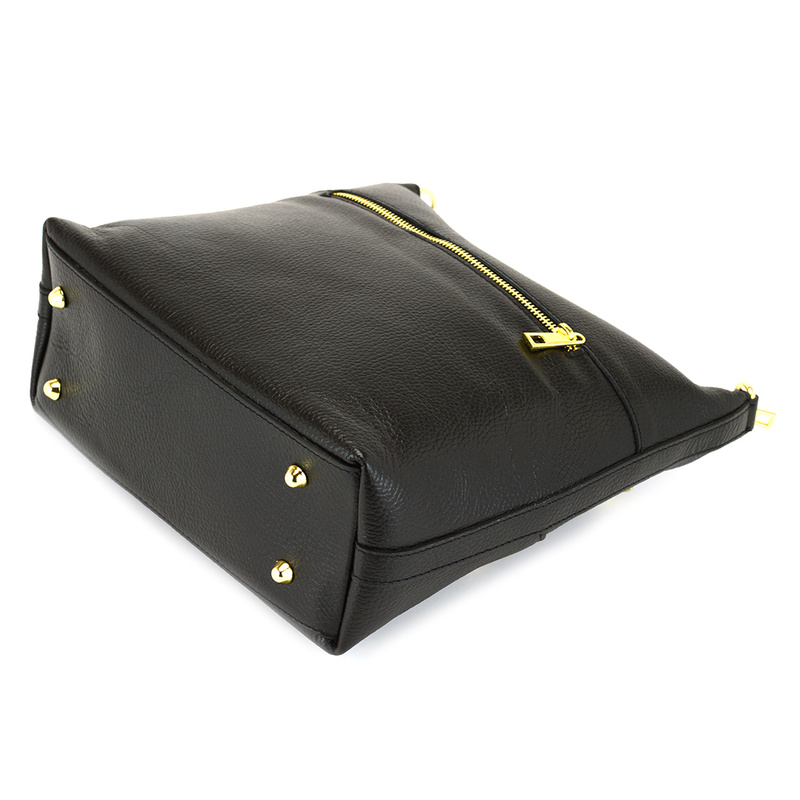 MiaMore damska listonoszka skóra naturalna torba na ramię z kieszeniami