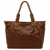PELLE LAVATA Skórzana Torebka ShopperBag A4 Skórzana Old Look 3 Kieszenie