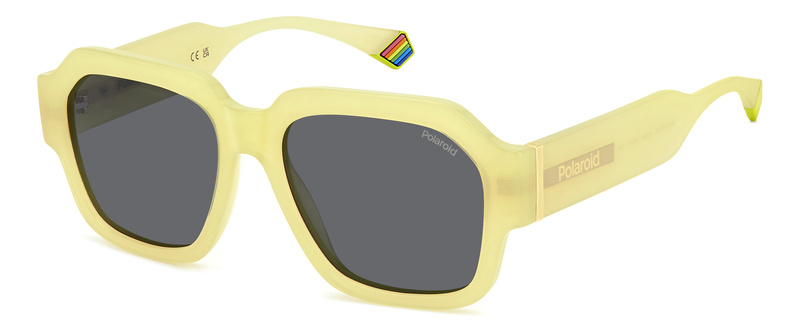 Okulary POLAROID PLD6212SX40G. Okulary przeciwsłoneczne, Kolor żółty. Unisex.