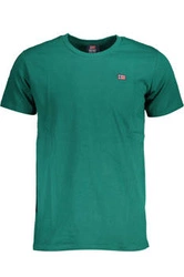 NORWEGIA 1963 MĘSKA KOSZULKA Z KRÓTKIM RĘKAWEM ZIELONA