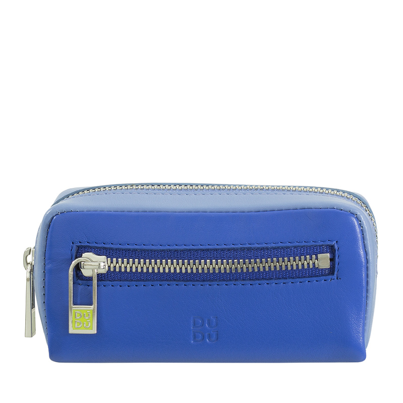 Dudu etui na klucze skóra naturalna z 2 karabińczykami z kieszenią