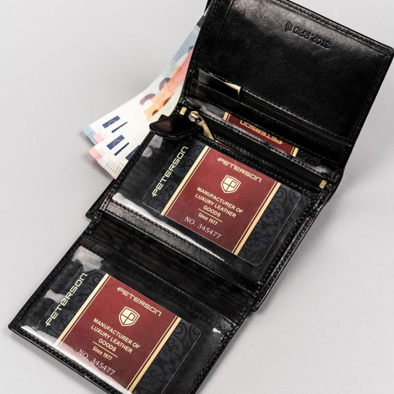 Skórzany męski portfel Peterson PTN N575-VT