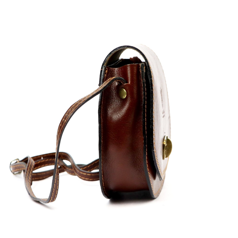 Gregorio Klasyczna damska listonoszka skóra naturalna torebka na ramię