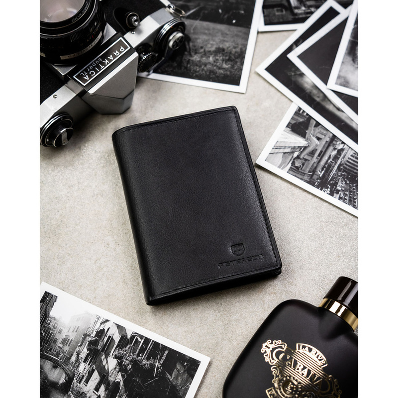 Skórzany męski portfel Peterson PTN N4-BUF