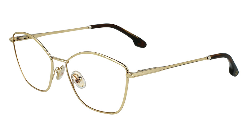 Okulary VICTORIA BECKHAM VB21225416719. EYEGLASSES, Kolor złoty. Kobieta.