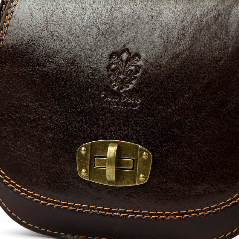 Gregorio Klasyczna damska listonoszka skóra naturalna torebka na ramię