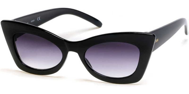 Okulary GUESS GF0346-5201B. Okulary przeciwsłoneczne, Kolor czarny. Kobieta.