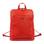 Skórzany duży damski miejski plecak od MiaMore