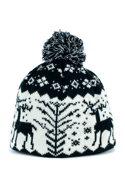 Czapka Renifer W Śniegu