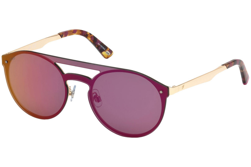 Okulary WEB EYEWEAR WE0182-34Z. Okulary przeciwsłoneczne, Kolor złoty havana. Kobieta.