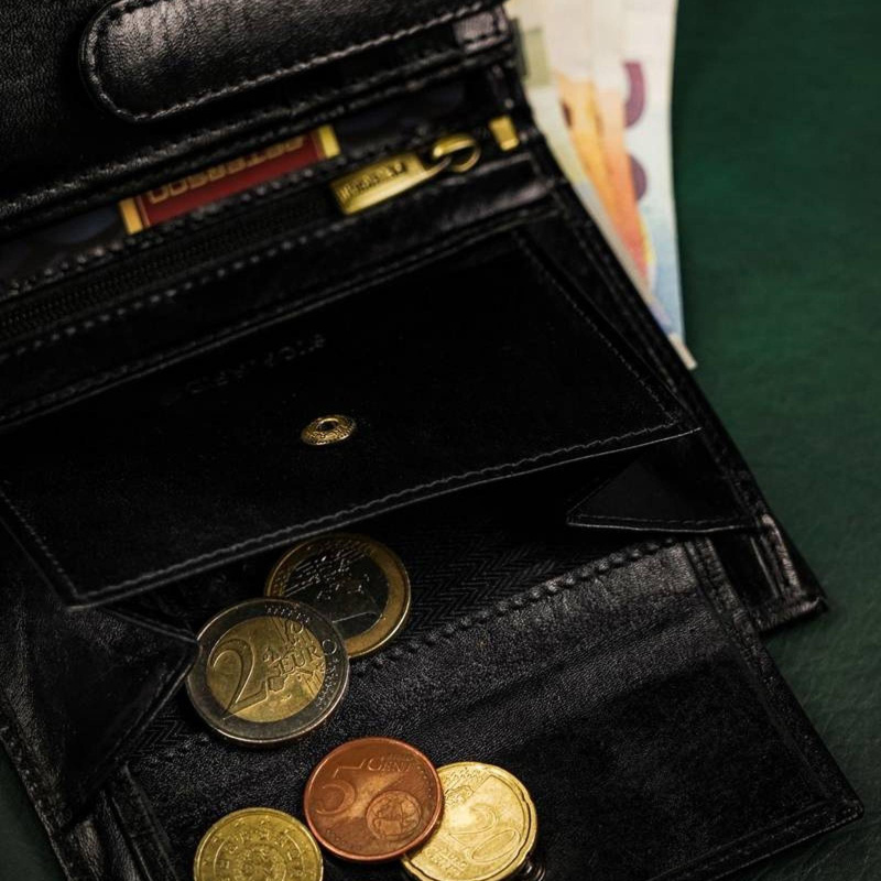 Skórzany męski portfel Peterson PTN N104-VT