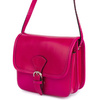 Różowa Beltimore Damska Skórzana Mała Torebka Listonoszka K66