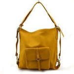 Damska duża Torebka skórzana i plecak Vera Pelle