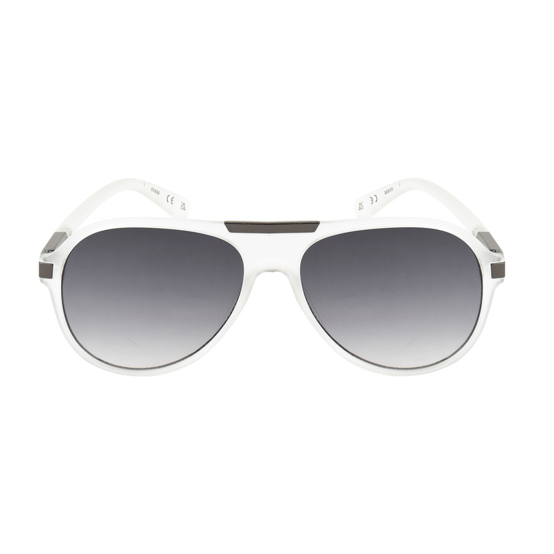 Okulary GUESS GF0237-27B. Okulary przeciwsłoneczne, Kolor przezroczysty. Mężczyzna.