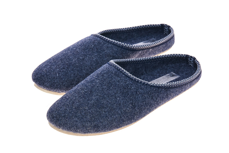 Wójciak Podhale Bambosze materiał filc 100% domowe kapcie zabudowane