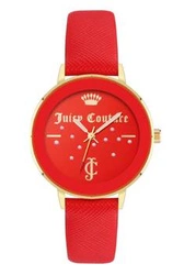 Zegarek JUICY COUTURE JC1264GPRD. Kwarcowy, Kolor czerwony. Kobieta.