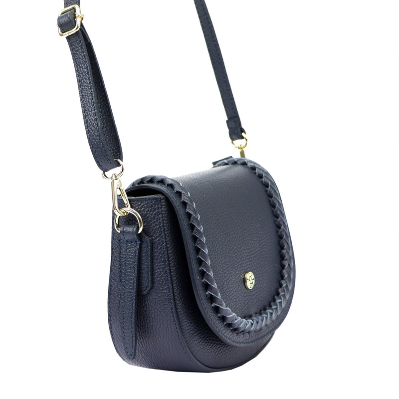 Gregorio damska listonoszka skóra naturalna torebka z klapą na mages