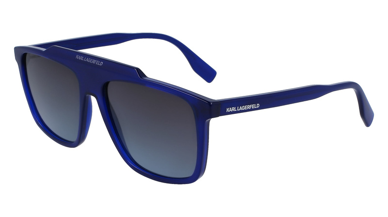 Okulary KARL LAGERFELD KL6107S581640. Okulary przeciwsłoneczne, Kolor niebieski. Mężczyzna.
